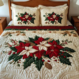 Christmas Star Charm 3-Piece Bedding Set