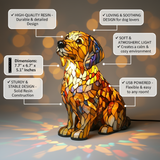 Illuminating Spiritual Golden Retriever Companion