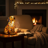 Illuminating Spiritual Golden Retriever Companion