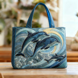 Artisan Tote featuring Ocean Dolphin Design