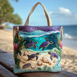 Artisan Tote Bag - Lagoon Essence