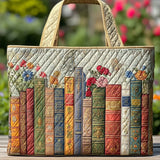 Magical Library Quilted Tote Bag