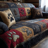 Backwoods Paw Quilted Sofa Protector - Model NCU0PTT2612