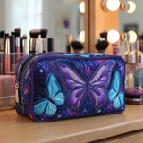 Quilted Cosmetic Bag in Butterfly Meadow Design - NCU0DK10508
