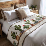 Cactus Cutie Quilted Bed Runner - Model NCU0PT8625