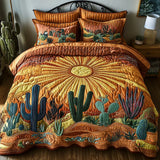 Sunrise Over the Cactus 3-Piece Bedding Set