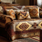 Canyon Geometry Quilted Sofa Protector - Model NCU0NTD1267