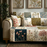 Country Blossom Quilted Sofa Protector - Model NCU0LDH397