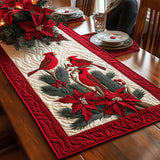 Scarlet Wings Cushioned Table Runner