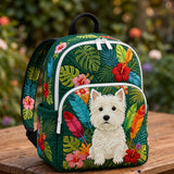 Westie LD03 Tropical Quilted Backpack