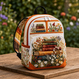 Sunset Book Van LD04 Quilted Backpack