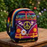 LD13 Quilted Bohemian Van Backpack