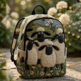 Charming Quilted Sheep Backpack - Model LD14