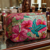 Floral Delight Quilted Makeup Bag - Model NCU0NNT2177