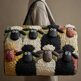 Quilted Sheep Travel Tote