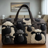Sheep Retreat Quilted Travel Bag