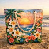 Artisan-Made Beach Tote | Tropical Escape