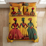 Soulbound Roots 3-Piece Quilted Bedspread Set