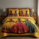 Soulbound Roots 3-Piece Quilted Bedspread Set