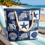 Artisan Beach Tote | Serenity Shells Collection
