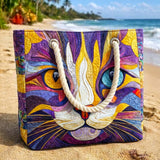 Catitude Handcrafted Beach Tote
