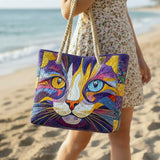 Catitude Handcrafted Beach Tote