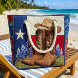 Texas-Made Handcrafted Beach Bag
