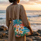 Artisan-Made Beach Tote | Tropical Paradise