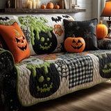 Ghostly Potions Quilted Sofa Protector - Model NCU0PTT3243