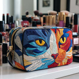 Golden Eyes Quilted Makeup Bag - Model NCU0NNT2079