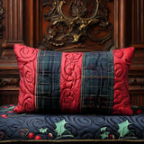Plush Festive Heart Cushion Cover