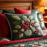 Plush Holly Pillowcase