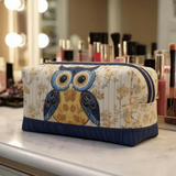 Mystic Feathers Quilted Makeup Bag - NCU0NNT2070