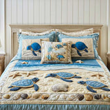 Ocean Wave 3-Piece Bedding Set