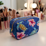 Quilted Sea Turtle Cosmetic Bag - NCU0DK10238