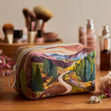 Quilted Cosmetic Bag - Valley of Peace Collection - NCU0PT9476