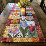 Floral Path Cushioned Table Runner