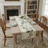 Rustic Magnolia Blossom Quilted Table Runner