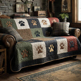 Rustic Paws Quilted Sofa Protector - Model NCU0DV1732