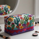 Quilted Spiky Charm Makeup Bag - NCU0NNT2433