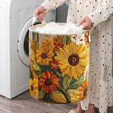 Sunny Blossom Dream | Cushioned Laundry Hamper