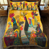 3-Piece Bedding Set - Sunrise Rooster