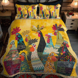 3-Piece Bedding Set - Sunrise Rooster
