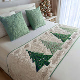 Winter Sparkle V2 Quilted Bed Runner - Model NCU0PT9108