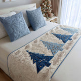 Quilted Winter Sparkle Bed Runner - Model NCU0PT8870