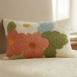 Retro Daisy Print Pillowcase
