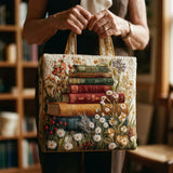 Artisan Floral Quilted Tote