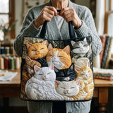 Artisan Quilted Bag - Enchanting Kittens Pattern