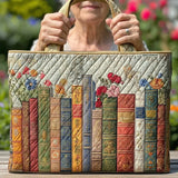 Magical Library Quilted Tote Bag