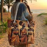 Artisan Beach Tote | Radiant Melanin Queens